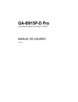 Gigabyte GA-8I915P-D Pro El manual del propietario