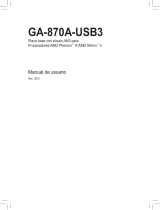 Gigabyte GA-870A-USB3 El manual del propietario