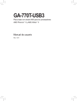 Gigabyte GA-770T-USB3 El manual del propietario
