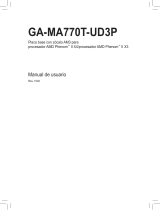 Gigabyte GA-MA770T-UD3P El manual del propietario