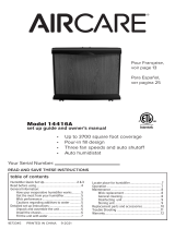 Aircare CANYON 14416A El manual del propietario