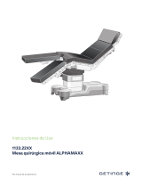 Getinge 113322F5 / ALPHAMAXX surgical table w-auto drive Instrucciones de operación
