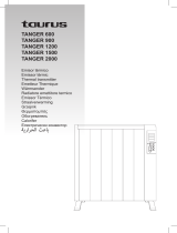 Taurus Radiateur Électrique À Inertie Sèche 1500w - Tanger 1500 Instrucciones de operación