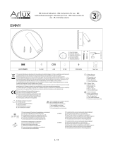 ARLUX-LIGHTING Applique Intérieur Emmy 9w+3w - 630lm+210lm Guía del usuario