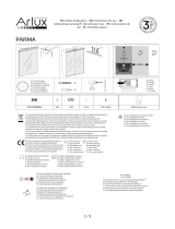 Arlux LIGHTING PARMA Bathroom Strip Manual de usuario