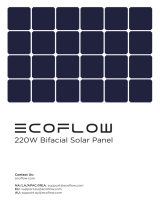 EcoFlow 220W Portable Solar Panel Manual de usuario