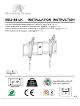 Mounting Dream MD2165-LK Manual de usuario