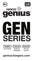 NOCO Genius Gen Serie Guía del usuario