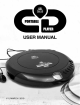 GPO Personal CD Player Manual de usuario