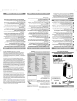 Black & Decker SMARTGRIND CBG5 Series El manual del propietario