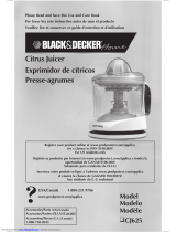 Black & Decker CJ625 El manual del propietario