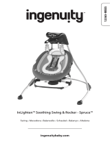 ingenuity InLighten Soothing Swing & Rocker - Spruce El manual del propietario