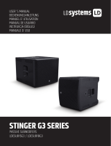 LD Systems STINGER G3 LOUNGE SET Manual de usuario