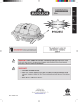 NAPOLEON PRO285E-BK Manual de usuario