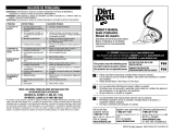 Dirt Devil SD40120 Guía del usuario