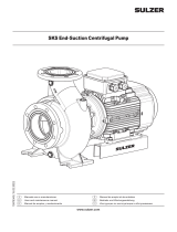 Sulzer SKS End-Suction Centrifugal Pump Manual de usuario