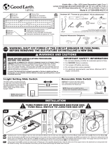 Good Earth Lighting LF1264-BRB-46LFC Instrucciones de operación