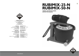 Rubi RUBIMIX-50-N 230V-50Hz mortar mixer El manual del propietario