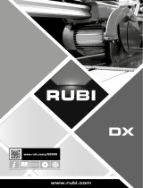 Rubi DX-350-N 1000 380V 50Hz 3F Laser&Level Electric cutter El manual del propietario