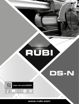 Rubi Tile Saw DS-250 N 1500 Laser&Level 220V-60HZ inch & CPX El manual del propietario