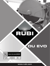 Rubi DU-200 EVO 650 120V 60Hz tile saw El manual del propietario