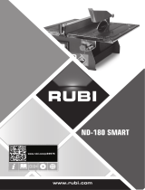 Rubi ND-180 SMART Tile Saw 230V 50HZ El manual del propietario