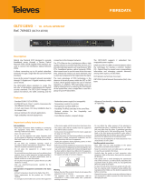 Televes OLT512EVO module, Up to 512 subscribers Guía de inicio rápido