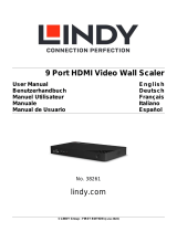 Lindy 9 Port HDMI Video Wall Scaler Manual de usuario
