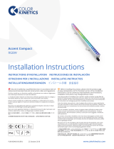 Color Kinetics Accent Compact, RGBW Instrucciones de operación