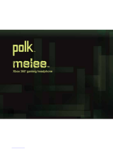 Polk Audio Melee Xbox 360 Manual de usuario