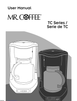 Mr Coffee Concepts TC83D Manual de usuario