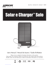 Wagan Solar e Charger Solo Manual de usuario