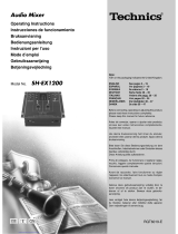 Panasonic SHEX1200 El manual del propietario