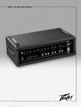 Peavey Max 700 Bass Amplifier Head Max 700 Manual de usuario