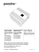 Pooxtra PXA3000MSW Manual de usuario