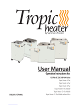 Sammons Preston Tropic Heater 12-Pac Mobile without Pacs Manual de usuario