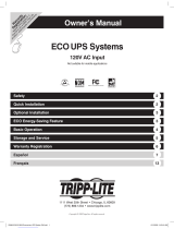Tripp Lite ECO UPS System Manual de usuario