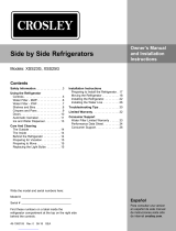 Crosley XSS23GGPBB Manual de usuario