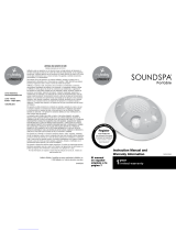 HoMedics SoundSpa Instruction Manual And Warranty