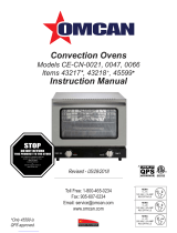 Omcan 45599 Manual de usuario