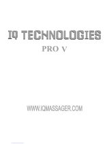 IQ Technologies PRO V Manual de usuario