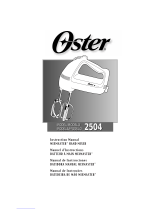 Oster 2504 Manual de usuario