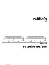 Märklin baureihe 798 Manual de usuario
