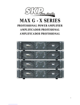 SKP Pro Audio MAX G-3610X Manual de usuario