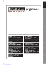 König CMP-SPLITVGA10 El manual del propietario