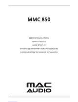 MAC Audio MMC 850 El manual del propietario