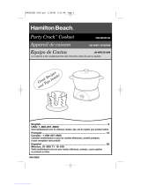 Hamilton Beach Party Crock 33417 Manual de usuario