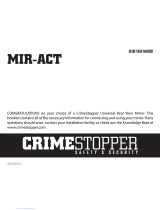 CrimeStopper MIR-ACT Manual de usuario