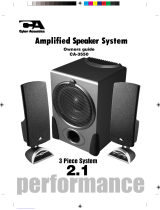Cyber Acoustics CA-3550 El manual del propietario