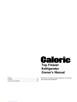 Caloric GTG21B2W Manual de usuario